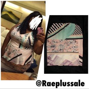 Fashion To Figure Pattern Pencil Skirt US 2X